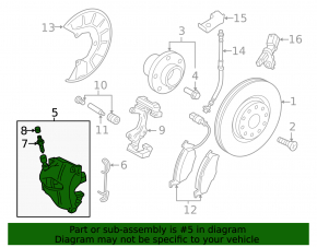 Suportul frontal stânga VW Beetle 12-19