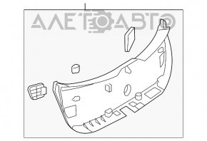 Обшивка двери багажника нижняя Mazda3 03-09 HB