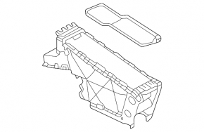 Бокс карман центральной консоли Volkswagen ID.4 21-22