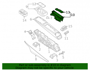 Бокс карман центральной консоли Volkswagen ID.4 21-22