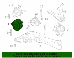 Подушка двигателя правая BMW X6 G06 20-26 4.4T S68