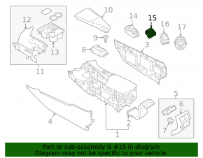 Переключатель управления D-MODE Infiniti QX50 19-25