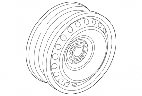 Запасное колесо докатка VW Jetta 19-26 R16