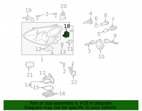 Корректор фары правой Lexus RX300 RX330 RX350 RX400h 04-09