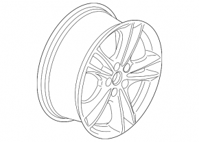 Диск колесный R17 5*108 Ford Fusion mk5 15-17 тип 4 бордюрка