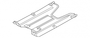 Protecție centrală sub caroserie pentru Land Rover Range Rover Velar 18-20