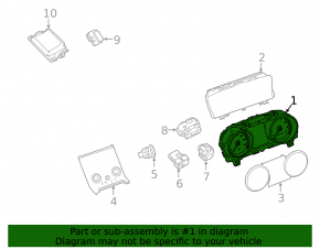 Tablou de bord mic Land Rover Range Rover Velar 18-20 fără proiecție, 103k