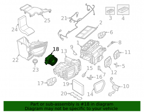 Motor ventilator încălzire pentru un Porsche Cayenne 19-26