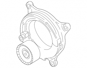 Roleta tensorului curelei de transmisie BMW 5 G30 17-23 2.0T nou original