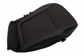 Пассажирское сидение Buick Encore 18-22 с airbag, механическое, комбинированная кожа черная с черной тканью