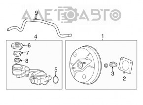Rezervorul de combustibil GTZ Acura ILX 13-15