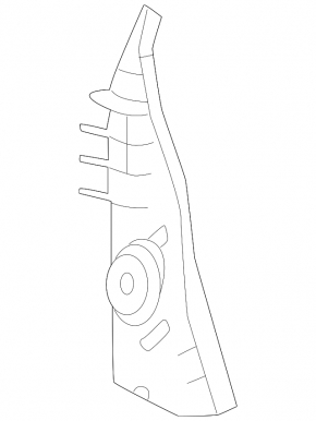 Уплотнитель крыла дверь-крыло верхний правый Lexus RX 23-26 Japan built