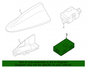 Antenna Suppression Filter BMW X7 G07 19-26