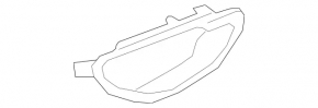 Mâner interior ușă spate stânga Mercedes Clasa C W205 15-21, gri închis