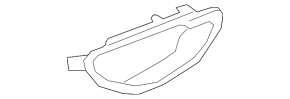 Mâner interior ușă spate stânga Mercedes Clasa C W205 15-21, gri închis
