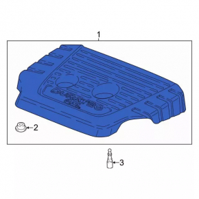 Накладка двигателя Ford Ecosport 18-22 2.0