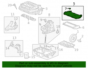 Накладка впускного коллектора Honda Accord 13-17 3.5