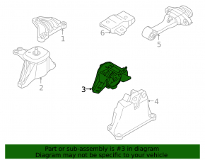 Подушка двигателя левая Hyundai Santa Fe 24-26 1.6