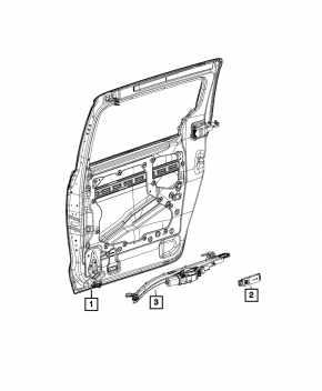 Блок управления сдвижной дверью Chrysler Pacifica 17-26