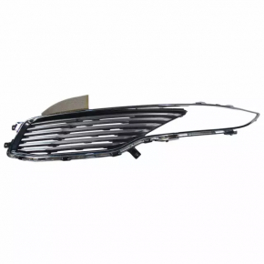 Решетка радиатора grill левая Lincoln MKZ 13-16 хром