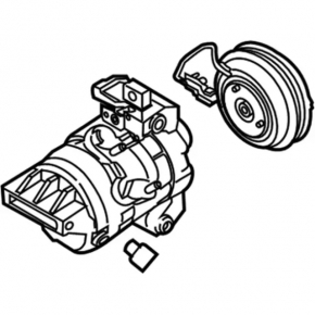 Компрессор кондиционера Ford Mustang mk6 15-17 3.7