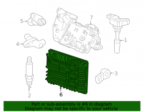 Блок ECU компьютер двигателя Chevrolet Camaro 16- 3.6