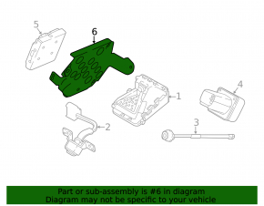 Кронштейн Driver Assist camera control liftgate Infiniti QX30 17-18