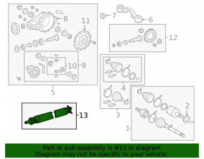 Карданный вал кардан Toyota Sequoia 08-16 RWD
