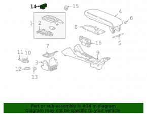 Блок кнопок центральной консоли Chevrolet Bolt EV 22-23