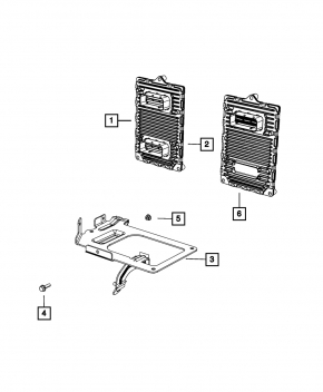 Блок ECU компьютер двигателя Dodge Journey 11-12 3.6