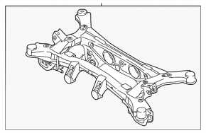 Подрамник задний Hyundai Tucson 22-26 AWD