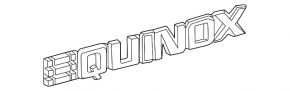 Emblemă inscripționată EQUINOX hayon Chevrolet Equinox EV 24-26