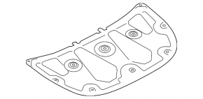 Изоляция капота Subaru Forester 19-24 SK
