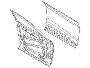 Дверь голая передняя левая Ford Mustang Mach-E 21-26