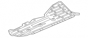Защита днища левая Honda Civic XI FE/FL 22-24 2.0