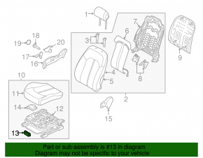 Heated Seats Control Module Hyundai Sonata 15-17