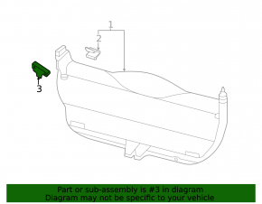 Накладка замка капота Porsche Taycan 20-26