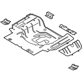 Корыто багажника Ford Mustang mk6 15-23
