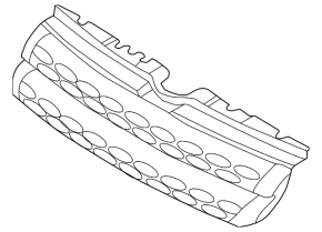 Решетка радиатора grill Land Rover Discovery Sport 17-19 brunel