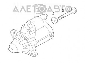 Стартер Subaru b10 Tribeca