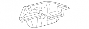 Карман багажника правый Lexus RX300 RX330 RX350 RX400h 04-08