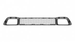 Нижняя решетка переднего бампера Jeep Grand Cherokee WK2 14-16 открытая, под крюки