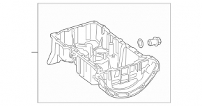 Поддон масляный Mercedes A-class V177 19-22 2.0T