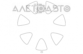 Комплект дисков R17 x 7.5J ET56 5*112 4шт Mercedes W164 ML350