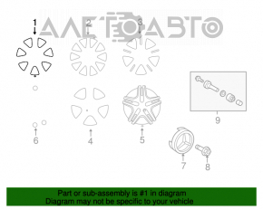 Set de jante R17 x 7.5J ET56 5*112 4 bucăți W164 ML350