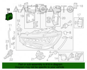 Блок розжига VW CC 13-17 рест led