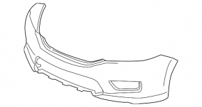Bara fata goala Honda Accord 13-15 prerest