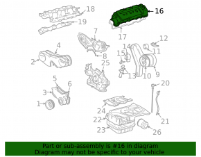 Крышка клапанов передняя 3.3 3MZ-FE Lexus ES330