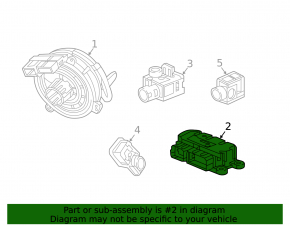 Модуль srs airbag компьютер подушек безопасности GMC Terrain 18-23