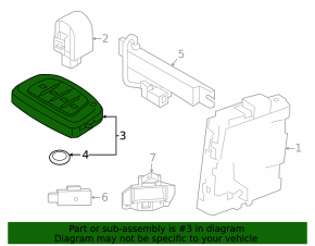 Ключ smart key Hyundai Ioniq 5 22-26 8 кнопок